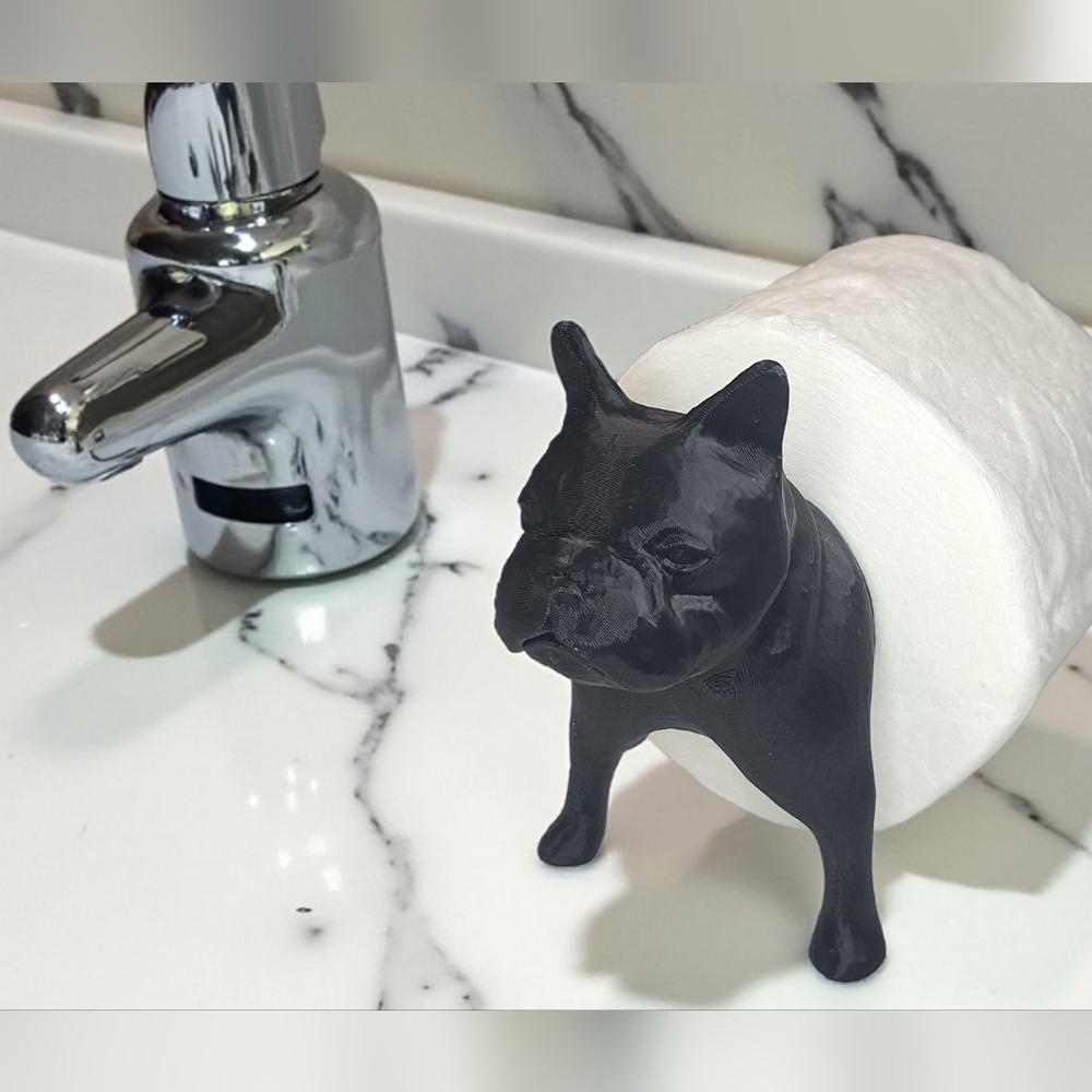 Frenchie Toilet Paper Holder! French Bulldog